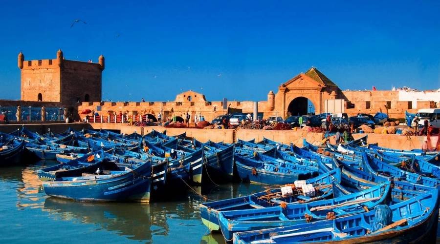 le port historique d'Essaouira Maroc